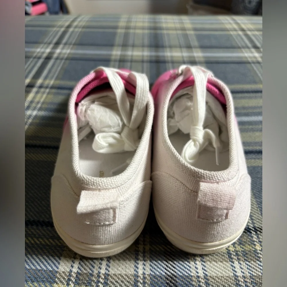NWOT J. Crew | Fuchsia Harbor Dip-Dye Tie-Dye Low Rise Lace Tie Sneakers Ombré 7
